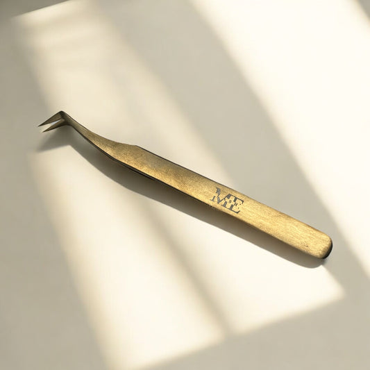Precision Volume Tweezer - Brushed Gold Collection